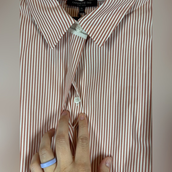 Lafayette 148 Jake Blouse NWT - Picture 3 of 13